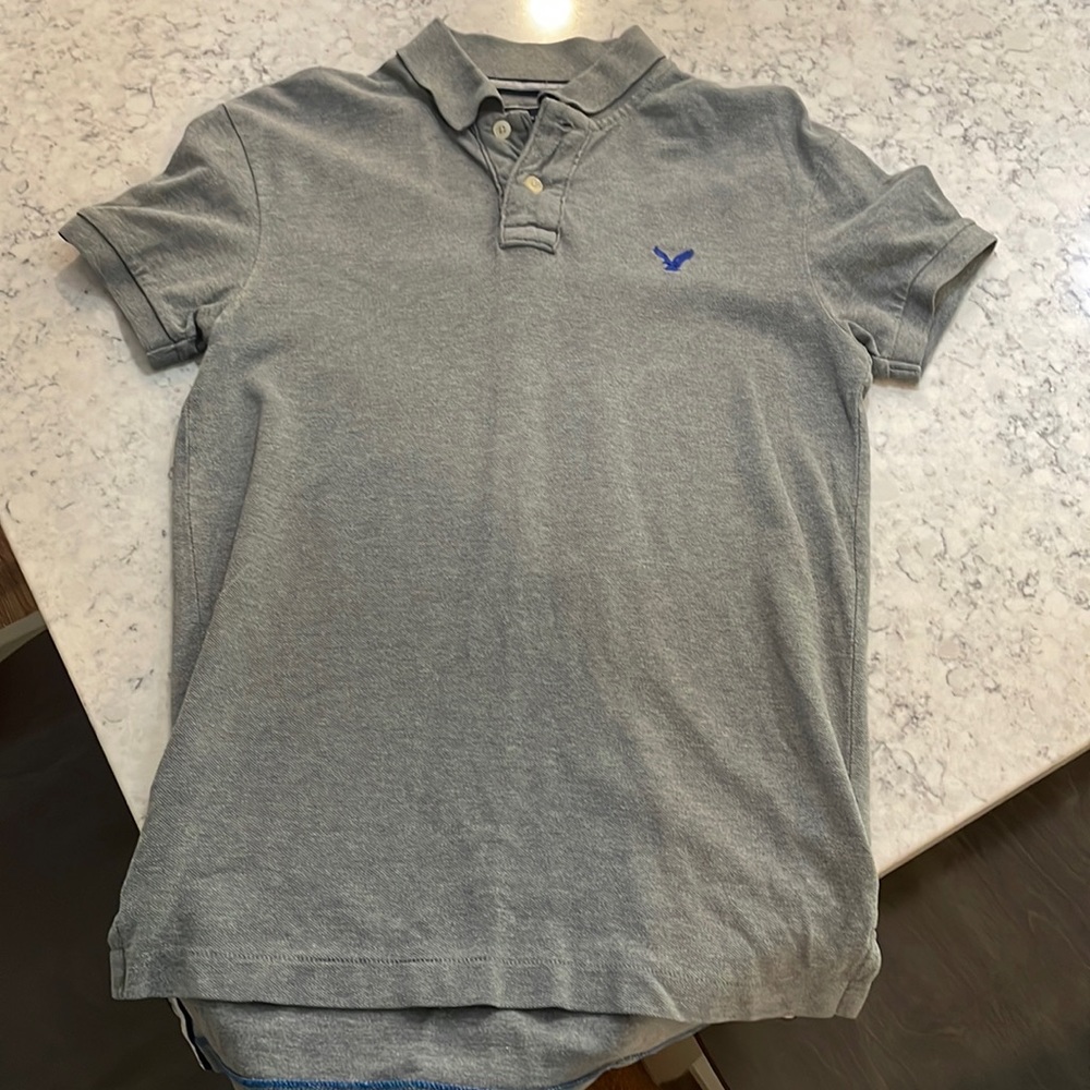 American Eagle Outfitters Small grey Polo